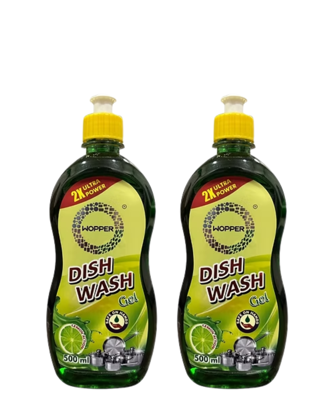 WOPPER DISH WASH GEL (500ml) pack of 2