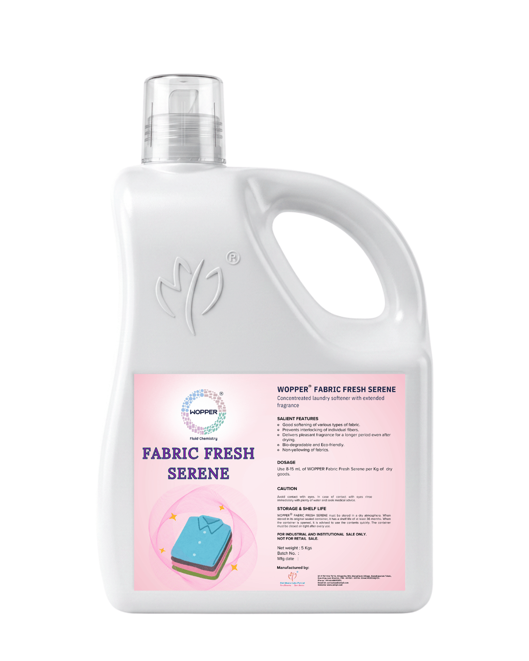 WOPPER FABRIC FRESH SERENE 5L