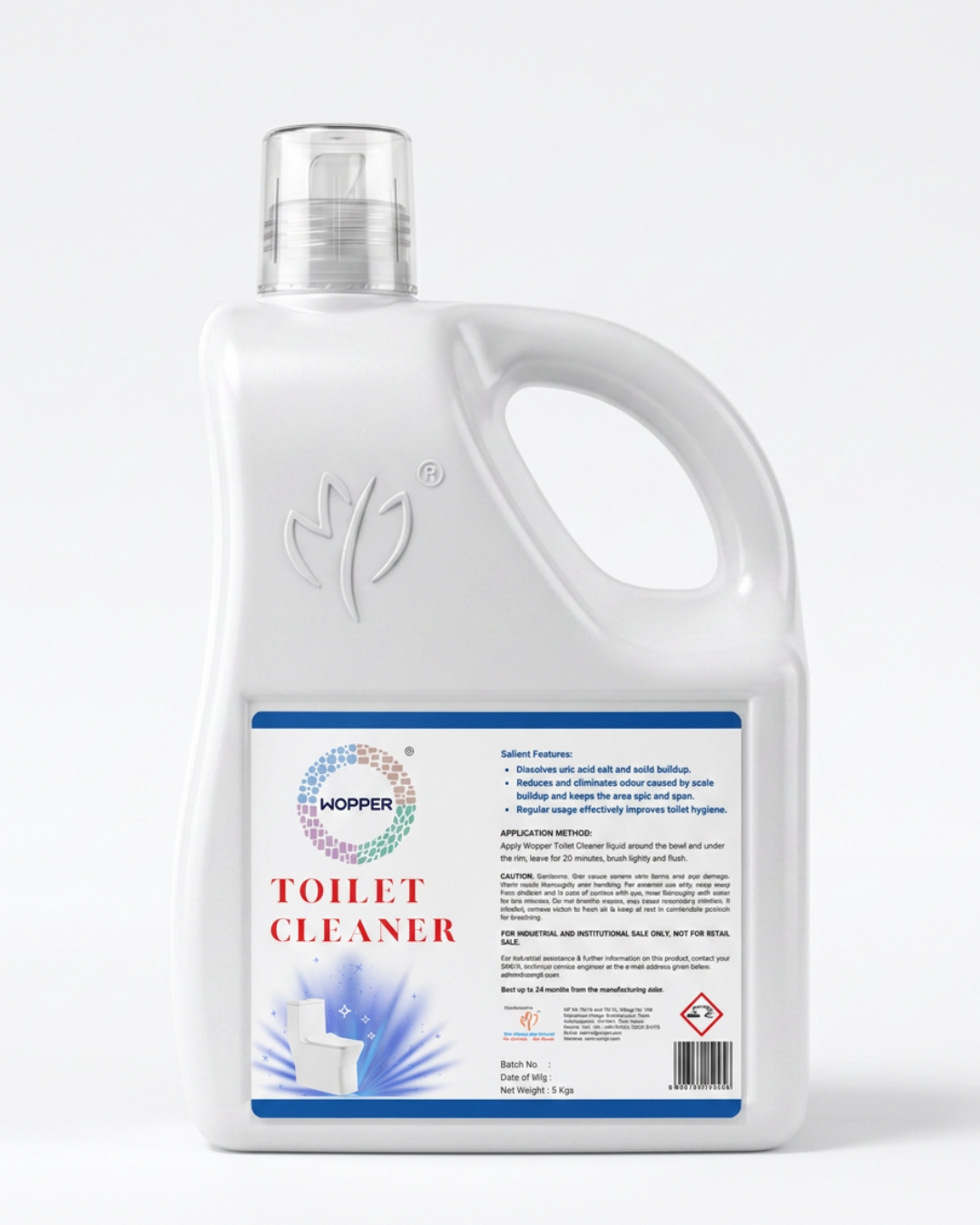 WOPPER TOILET CLEANER 5L 